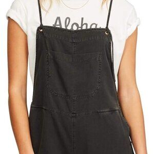 Billabong Wild Pursuit Short Overalls Off-Black Women's Small